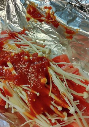 牛肉とえのきのホイル焼き-レシピのメイン写真