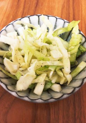 塩分控えめキャベツのペッパーレモンマリネ-レシピのメイン写真