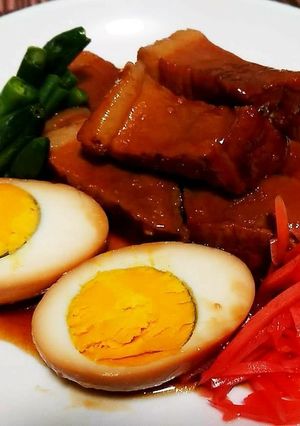 超簡単！ヘルシーな豚ロースの角煮！！-レシピのメイン写真
