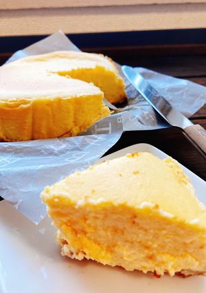 生クリームなし☆豆腐ベイクドチーズケーキ-レシピのメイン写真