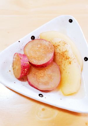 りんごとさつまいもの紅茶煮-レシピのメイン写真