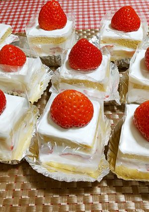 ★美味しい！おから＊苺ショートケーキ＊♪-レシピのメイン写真