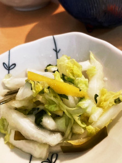 大葉と国産レモンの白菜の浅漬け-レシピのメイン写真