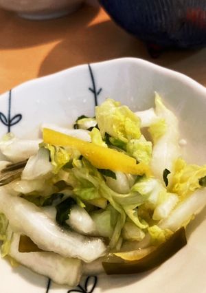 大葉と国産レモンの白菜の浅漬け-レシピのメイン写真