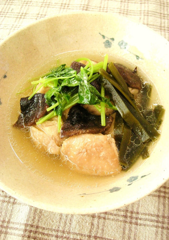 鶏としいたけと三つ葉の酒蒸し-レシピのメイン写真