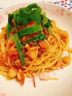 簡単おいしいトマトパスタ-レシピのメイン写真