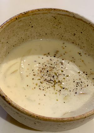 もち麦クリームスープ-レシピのメイン写真