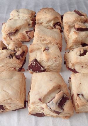 ホットケーキミックスの豆乳チョコスコーン-レシピのメイン写真