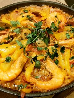 簡単!スペイン香る有頭エビのパエリヤ-レシピのメイン写真