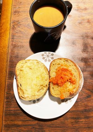 ガーリック＆明太子カンパーニュバゲッド★-レシピのメイン写真