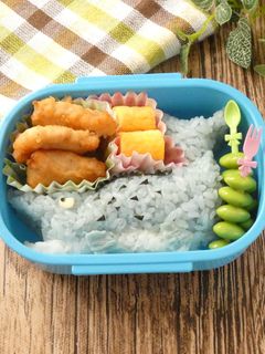 モササウルスのデコおにぎり-レシピのメイン写真