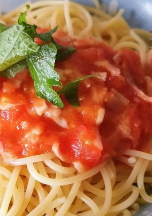 ケチャップを使わないトマトのスパゲティ-レシピのメイン写真