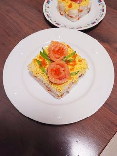 イクラとサーモンのちらし寿司-レシピのメイン写真