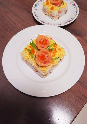 イクラとサーモンのちらし寿司-レシピのメイン写真