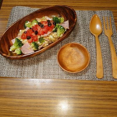 ヨウサマの減塩ブロッコリーとハムのサラダ by ヨウサマの減塩