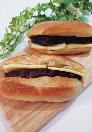 焼いて乗せるだけ♡あんバターフランス♪-レシピのメイン写真