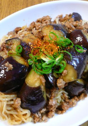 みそ味最高☆麻婆ナス風焼きラーメン-レシピのメイン写真