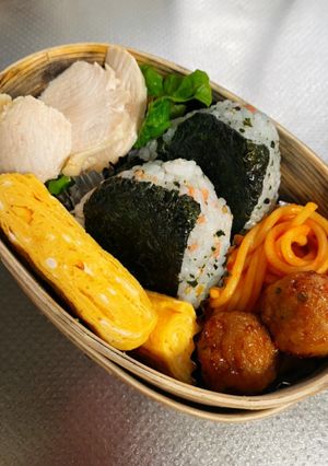鶏ハム弁当-レシピのメイン写真