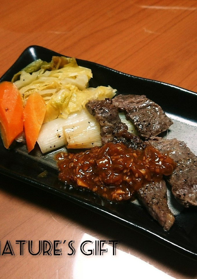 白ネギで作る焼肉のたれ！-レシピのメイン写真