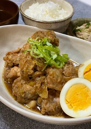 ✎ღ鶏手羽元のにんにく醤油煮-レシピのメイン写真