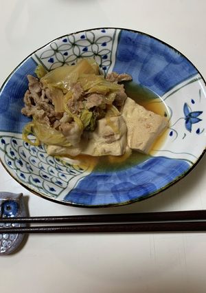 肉豆腐（パナ電圧又は炊飯器調理）-レシピのメイン写真