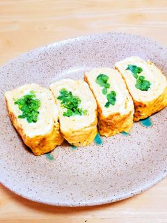 菜の花入り☆卵焼き-レシピのメイン写真
