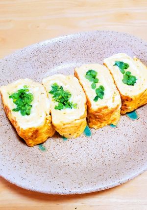 菜の花入り☆卵焼き-レシピのメイン写真