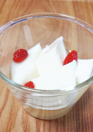 簡単☆アガーで作るなめらか杏仁豆腐♪-レシピのメイン写真