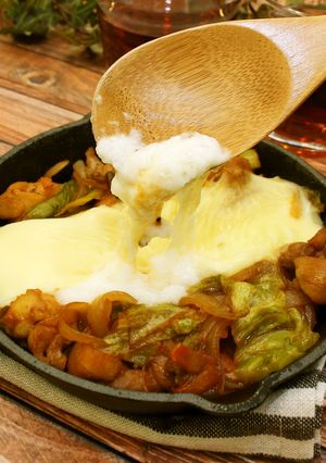 チーズと長芋とろろのタッカルビ-レシピのメイン写真
