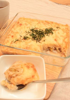 ラクラク♪和風とろろツナグラタン-レシピのメイン写真