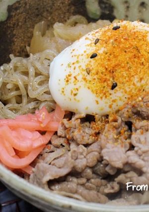 ズボラ飯！ちょっとかさ増し★牛すき煮丼♬-レシピのメイン写真