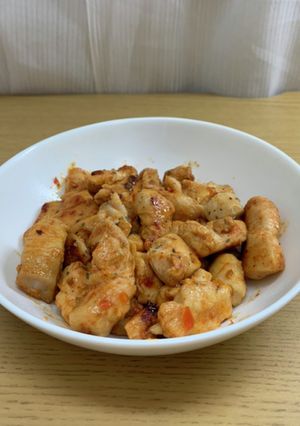 低カロリー！簡単鶏むね肉のピリ辛炒め-レシピのメイン写真