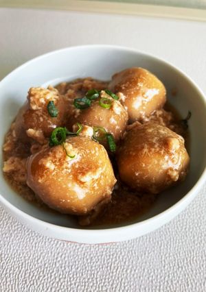 里芋の挽き肉あんかけ-レシピのメイン写真