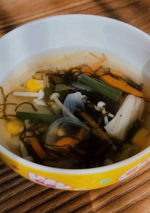 【離乳完了期～】便秘解消！もずくスープ-レシピのメイン写真