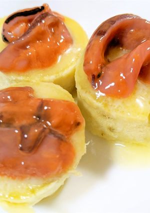 まさかのコラボ！さつま芋のバター塩辛添え-レシピのメイン写真