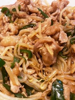 ピーマンともやしの中華風豚肉炒め-レシピのメイン写真