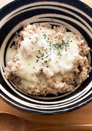超簡単!オートミール☆カルボ飯-レシピのメイン写真