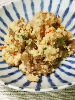 美味しい、ヘルシーなおから煮-レシピのメイン写真