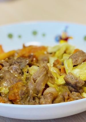 豚肉と野菜のガリ味噌バター炒め-レシピのメイン写真