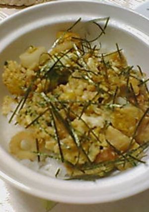 お手軽☆ちくわ&ブロッコリースプラウト丼-レシピのメイン写真