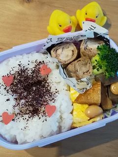 21/3/8 年中くるくる豚巻弁当-レシピのメイン写真