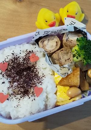 21/3/8 年中くるくる豚巻弁当-レシピのメイン写真