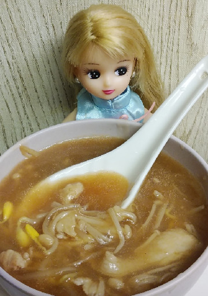 リカちゃん♡とろりもやしエノキ中華スープ-レシピのメイン写真