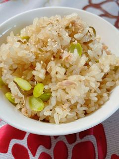 早炊で簡単★ツナ枝豆ごはん-レシピのメイン写真