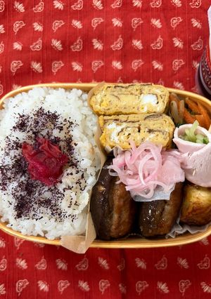2026.5.23.椎茸肉詰め弁当-レシピのメイン写真