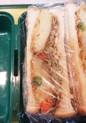 お手軽ホットサンド ① ～野菜コロッケ～-レシピのメイン写真