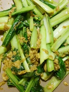 コマツナ炒め(カレーver.)-レシピのメイン写真