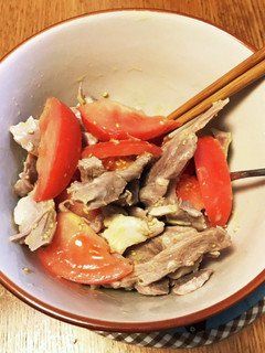 塩豚ヒレのトマト和え-レシピのメイン写真