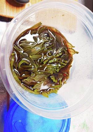 計量不要☆茎わかめの酢醤油漬け-レシピのメイン写真