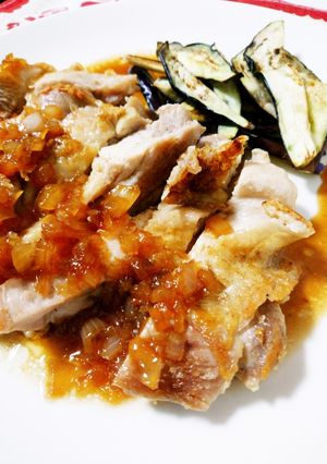 鶏ももステーキ 玉ねぎソース-レシピのメイン写真